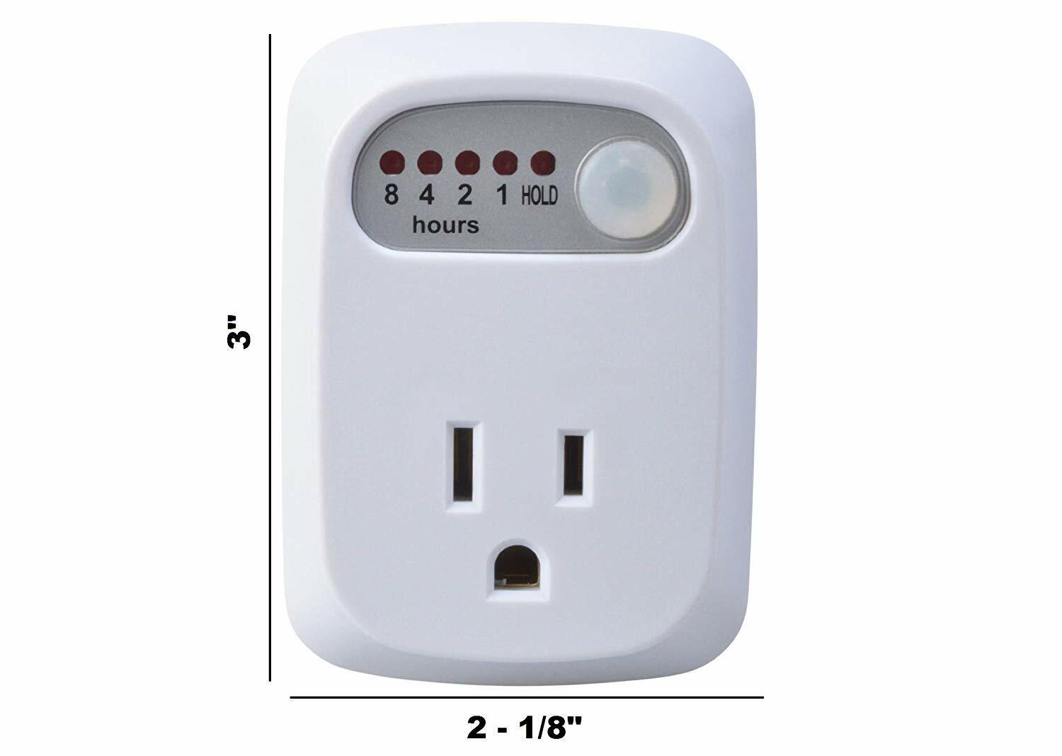 Auto Shut Off Countdown Timer, Electrical Outlet for Curling Iron, Phone, Lights
