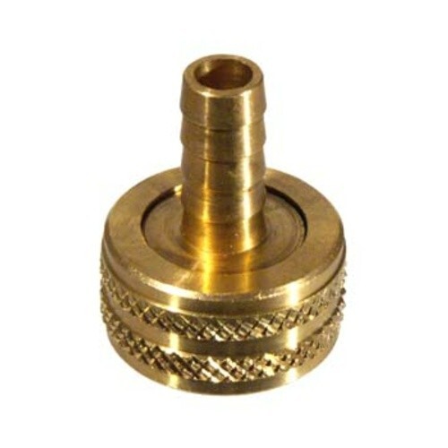 Brass Hose - Female Hose x 3/8'' Barb - Easily converts garden hose to tubing