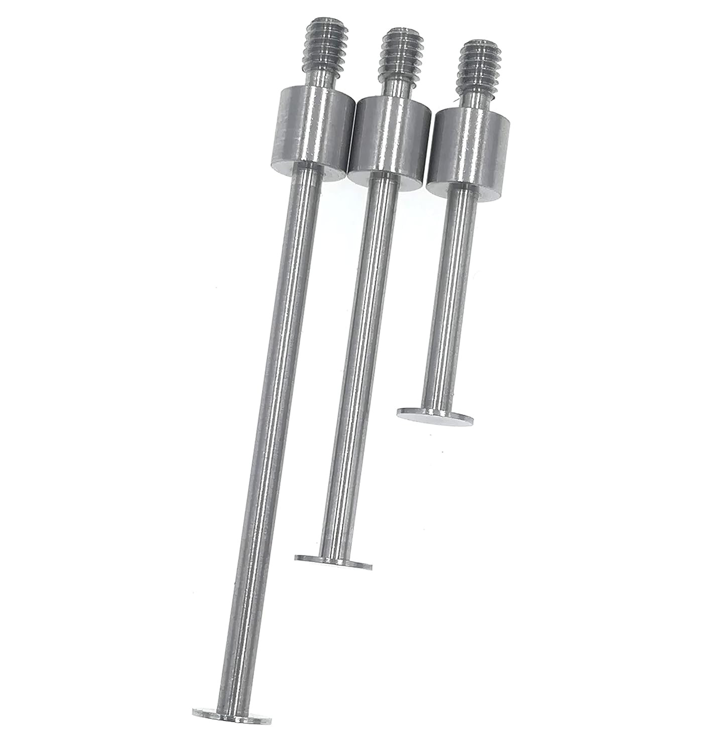 Dial Indicator Flat Contact Points Set - 0.4mm Depth, 5mm Diameter, 4-48 UNF