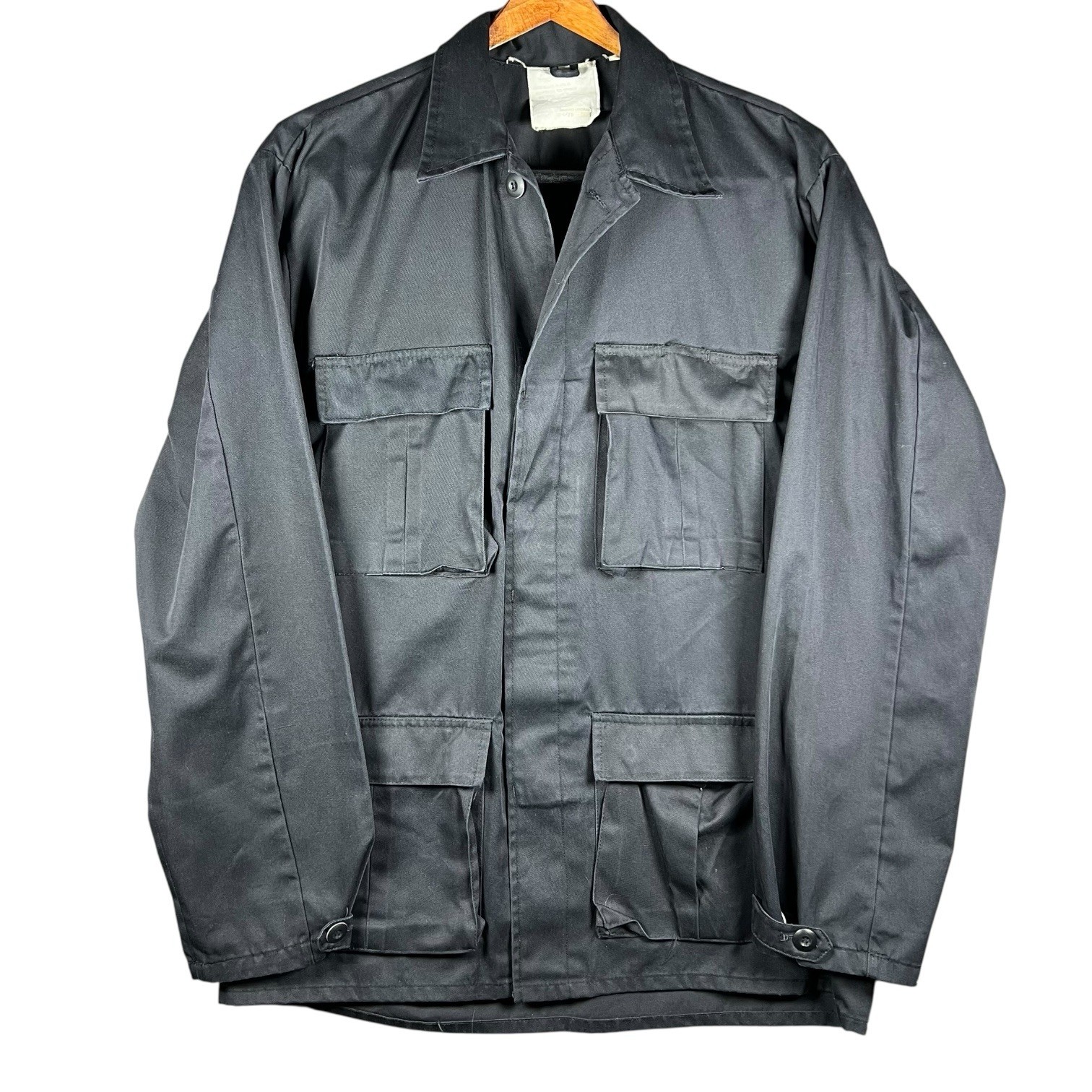 Rothco Military Shirt Tactical Uniform Army Fatigue Shirt Jacket Mens M Black