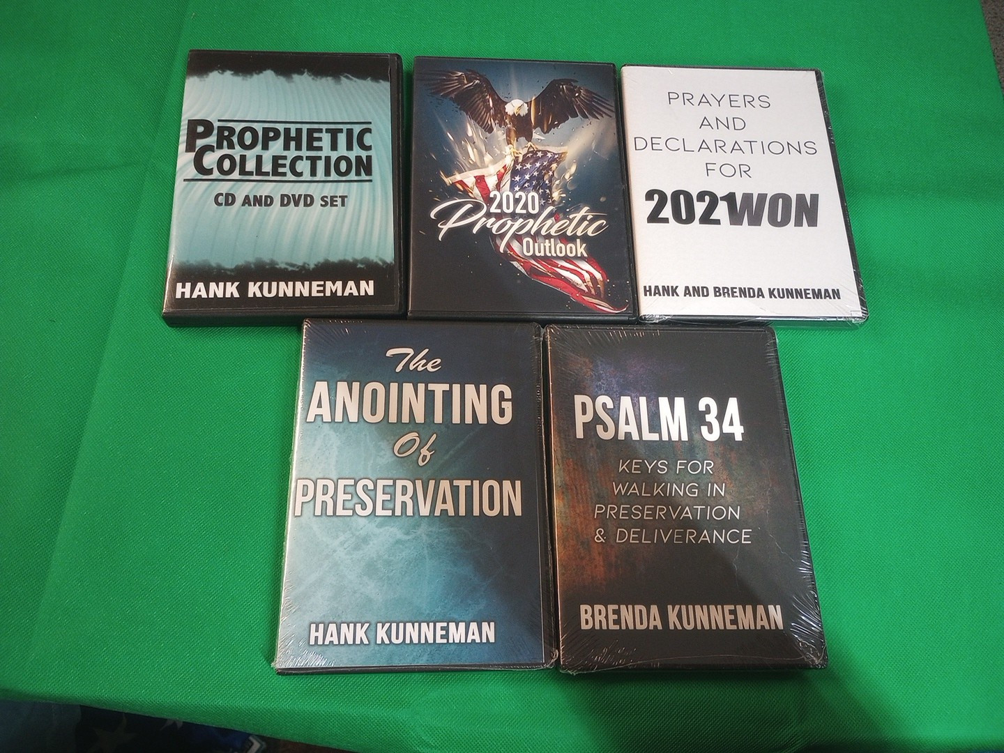 Hank & Brenda Kunneman CD Lot Of 5 Psalm 34, Prophetic Collection, The Anointin