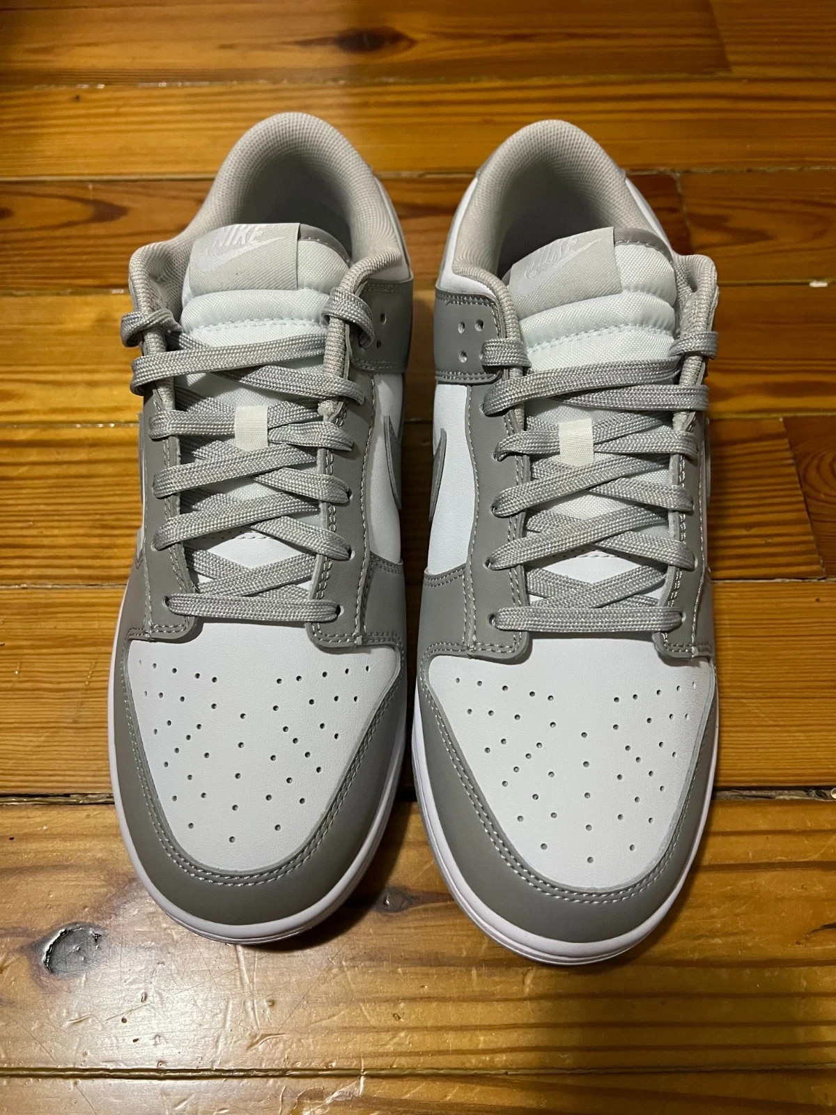 BRAND NEW Nike Dunk Low Retro Mens White Gray Fog Sneakers DD1391-103 *NO BOX*
