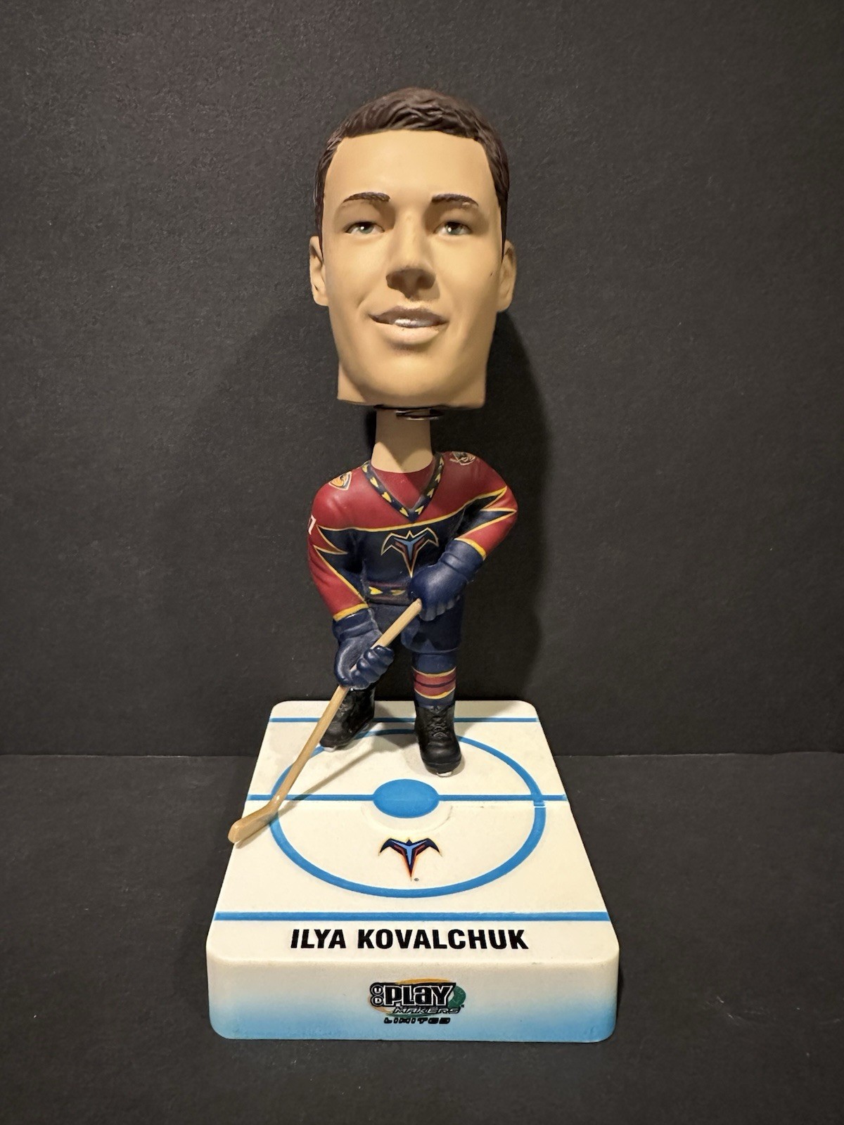 2001-02 UPPER DECK NHL PLAYMAKER Rookie Ilya Kovalchuk BOBBLEHEAD Thrashers NHL!