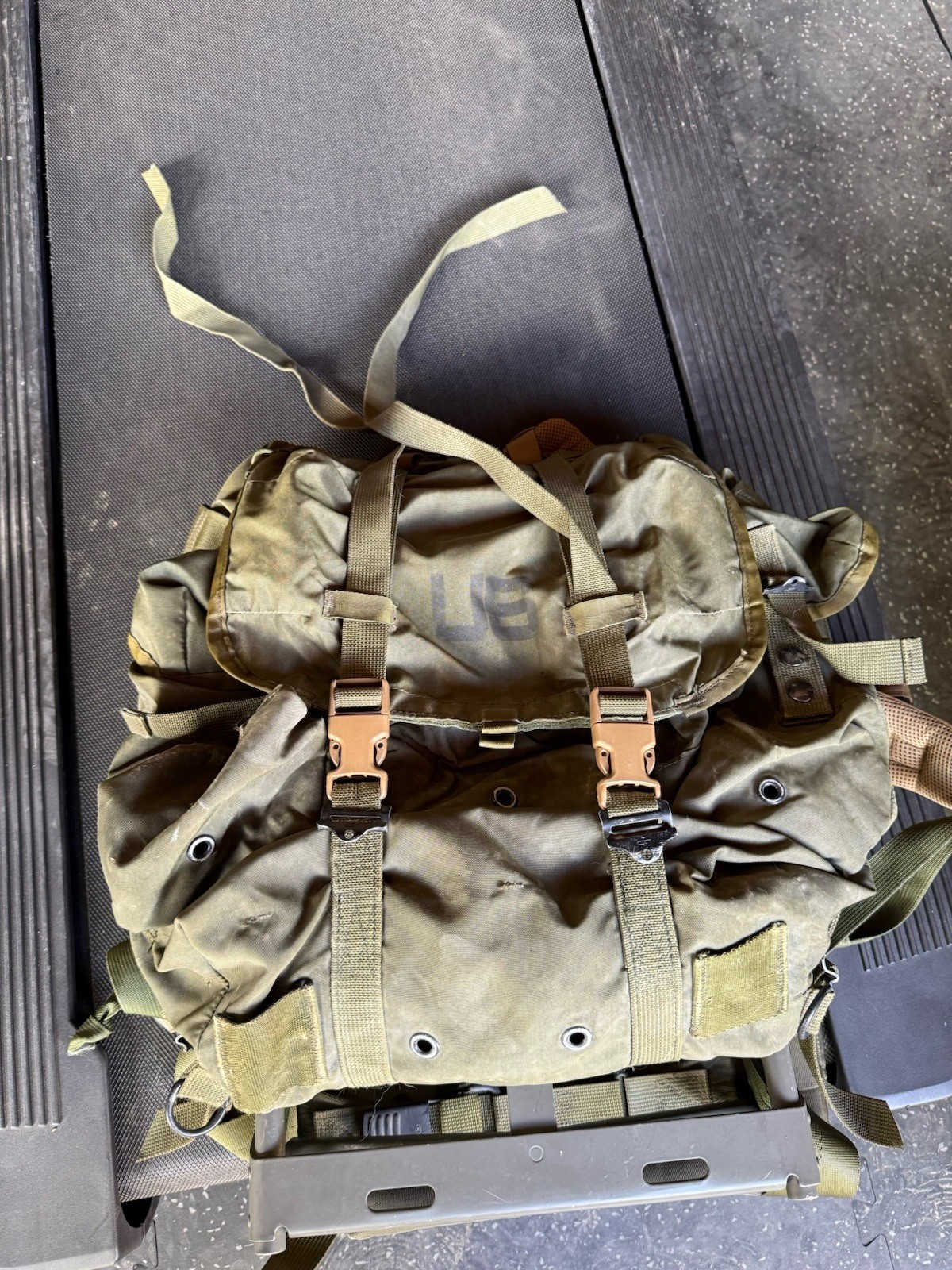 Medium Alice Pack With US Green Alice Frame And Modified Straps