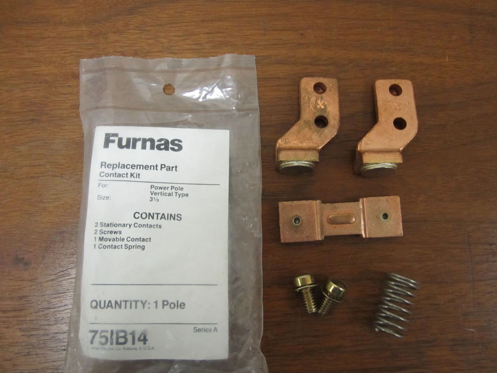 FURNAS REPLACEMENT PART CONTACT KIT 75IB14 NEW!!