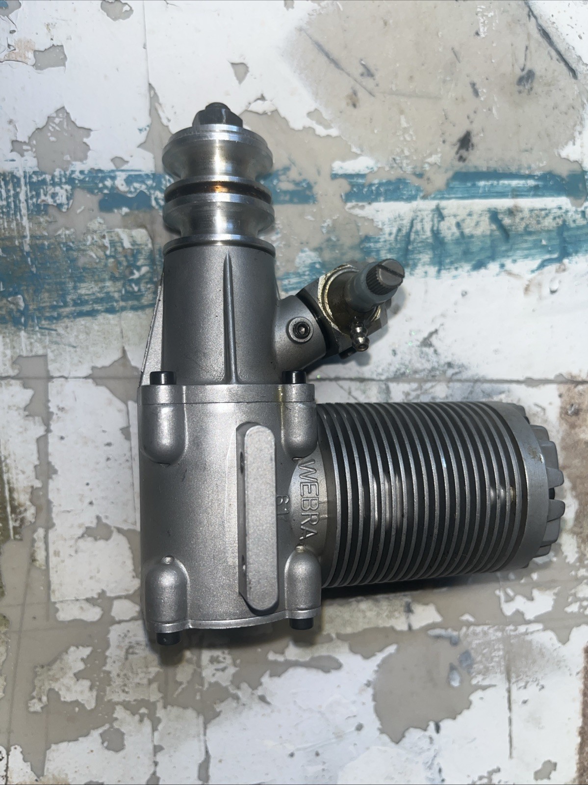 Webra size 61 RC Engine with no muffler
