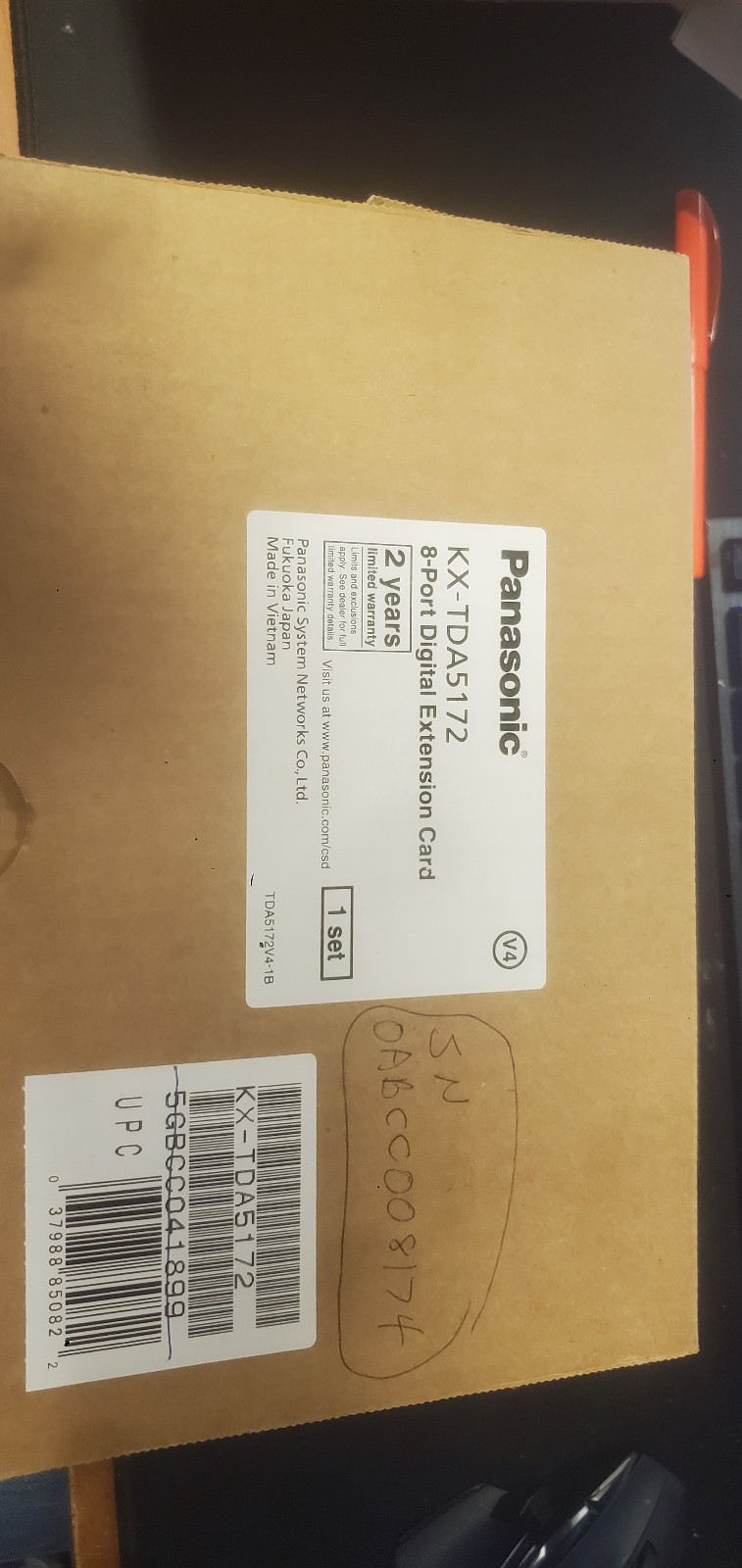 Panasonic KX-TDA5172 8 Port Digital Extension Card