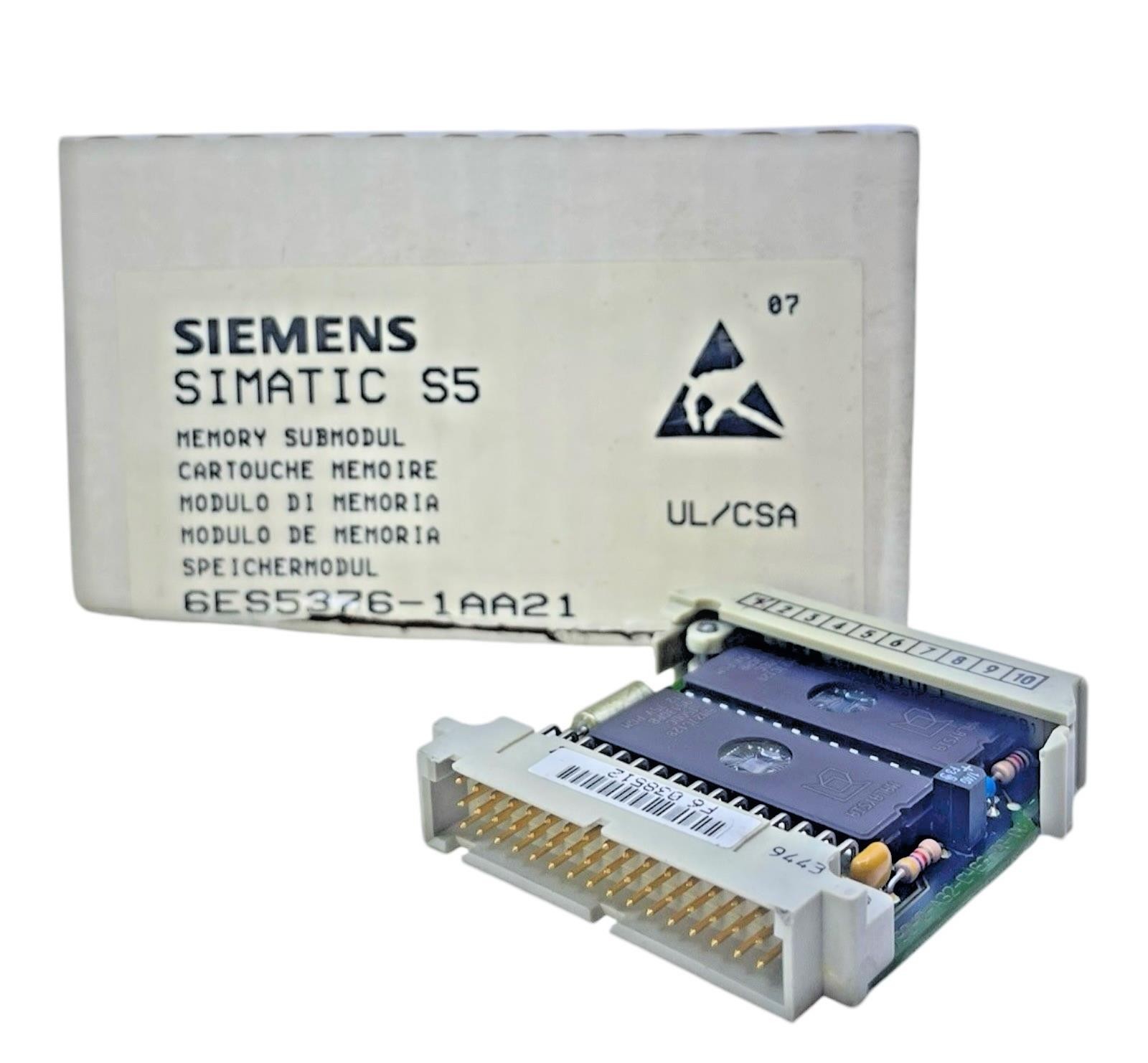 Siemens Memory Module Simatic S5 6ES5376-1AA21 Memory Module From Siemens