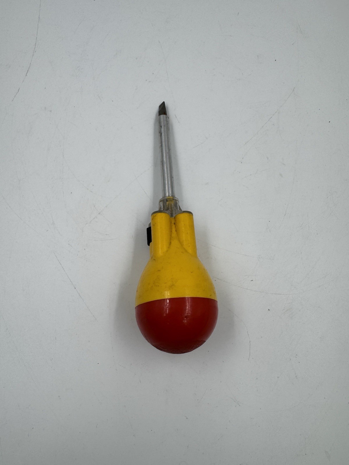 Screwball Ratchet Driver with 4 End Attachments Used