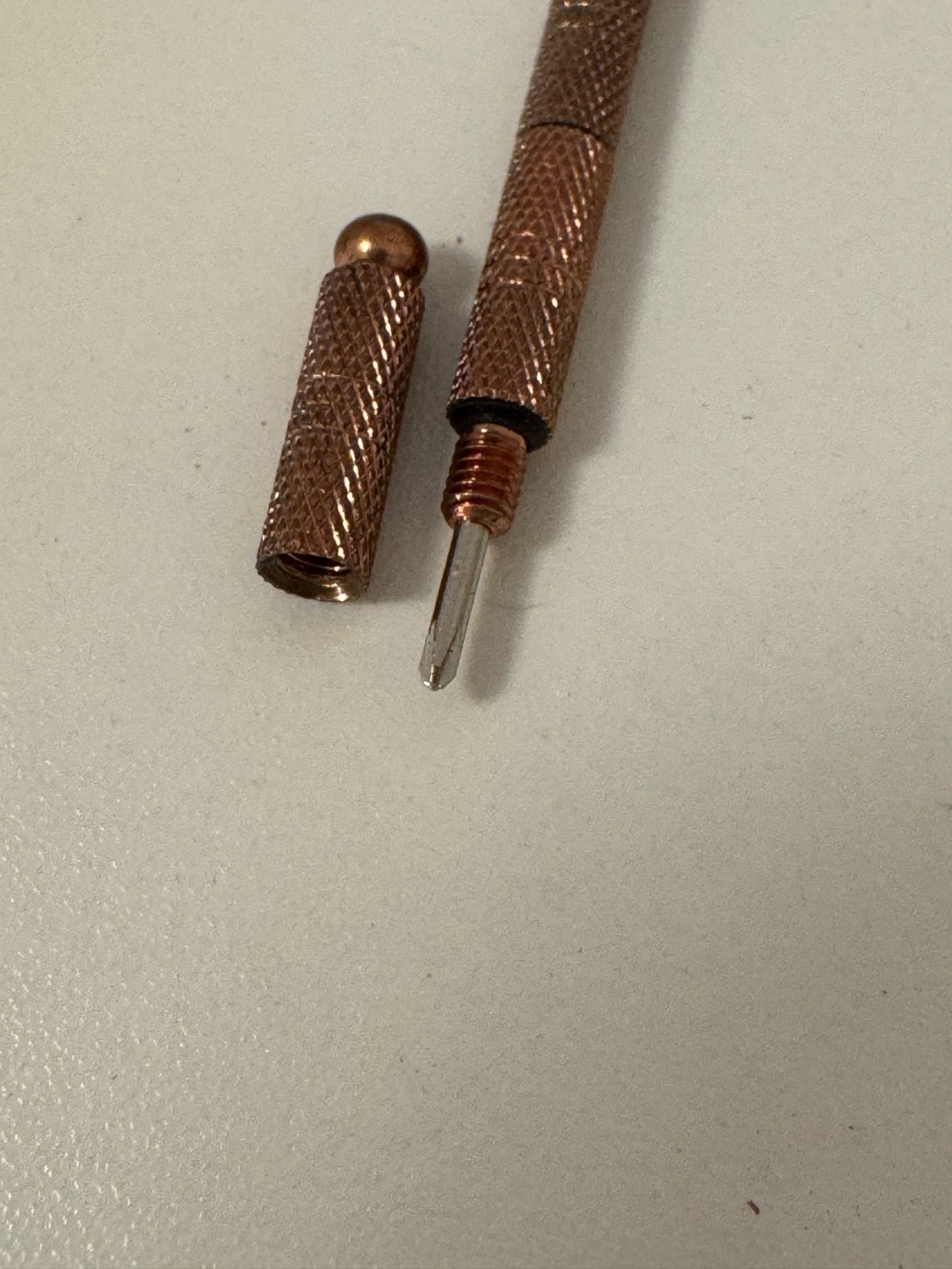 Vintage Copper Key Chain Mini Screwdrivers