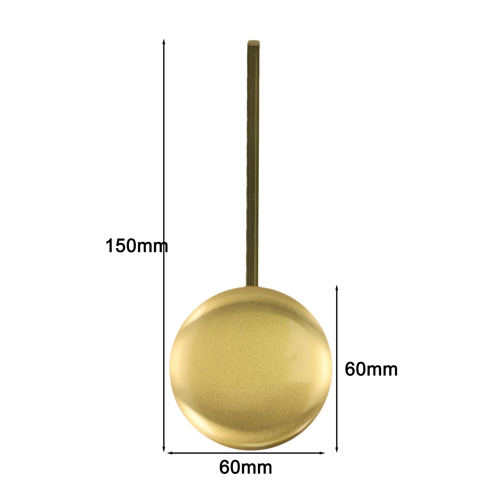 Distinctive gold pendulum accessories to elevate your wall clock design