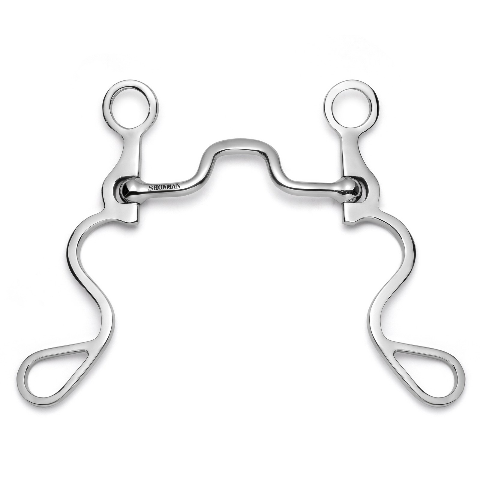 Showman Long S Shank Bit/ Flat Square Port