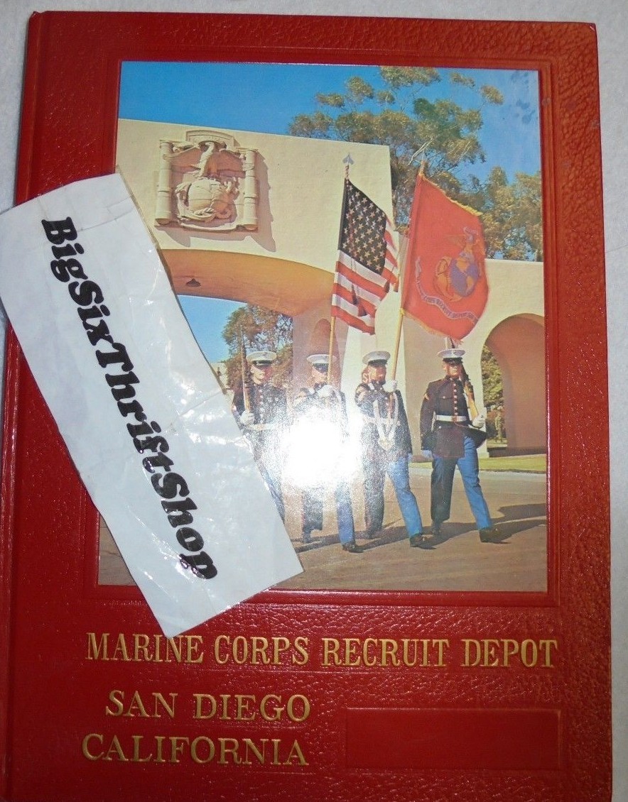 Marine Corps RECRUIT DEPOT MCRD San Diego 1980 Mike Co 3062 Yearbook Boot Camp