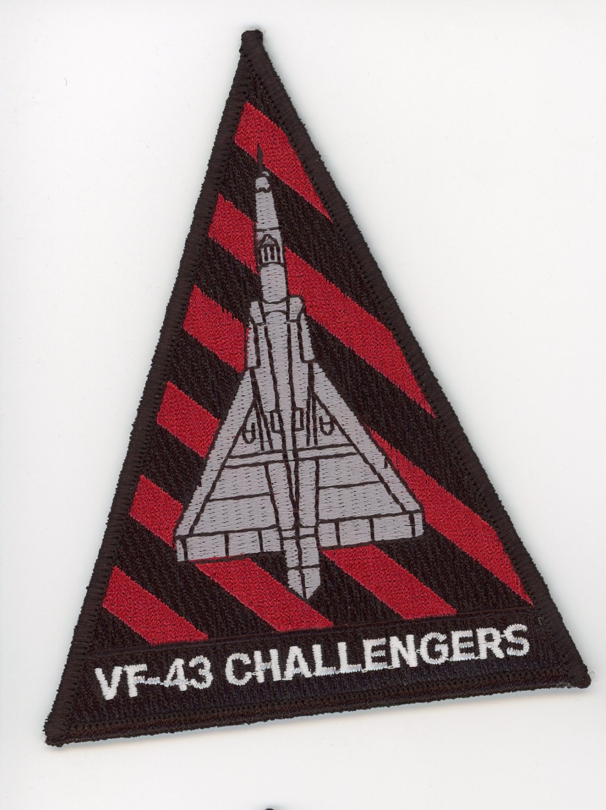 PATCH USN  VF-43 CHALENGERS F-21 KFIR AGGRESSOR SEW  ON PARCHE