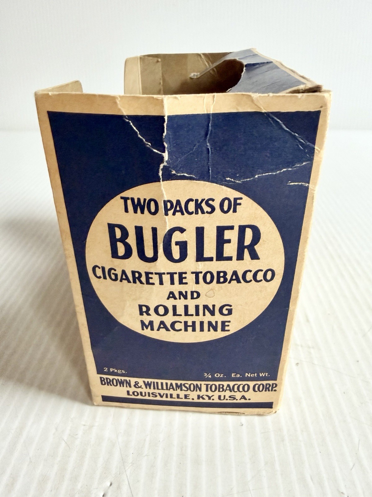 Vintage Bugler Thrift Kit Cigarette Rolling Machine in Original Box