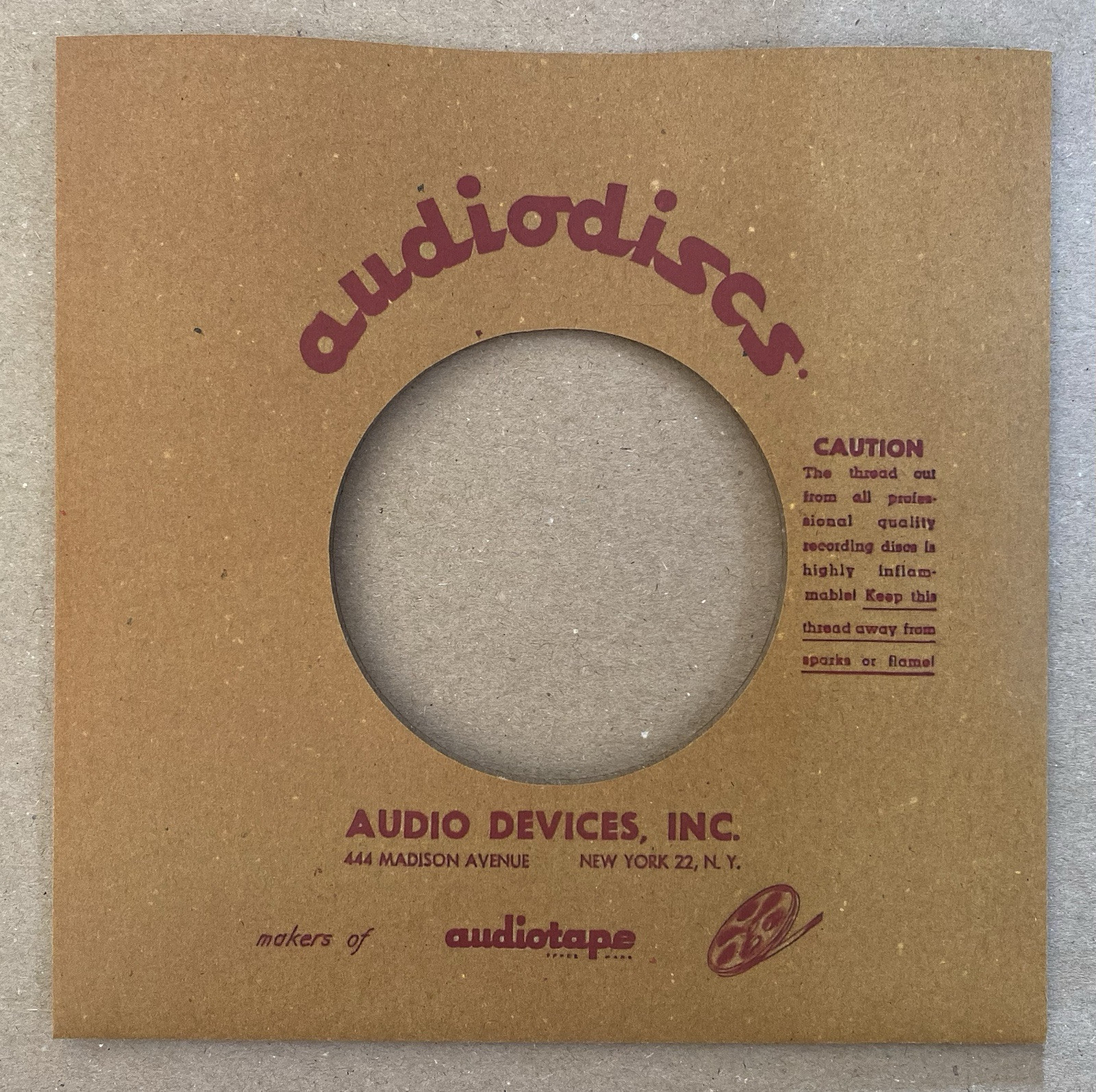 AUDIO DISCS USA REPRODUCTION RECORD SLEEVE PACK OF 10