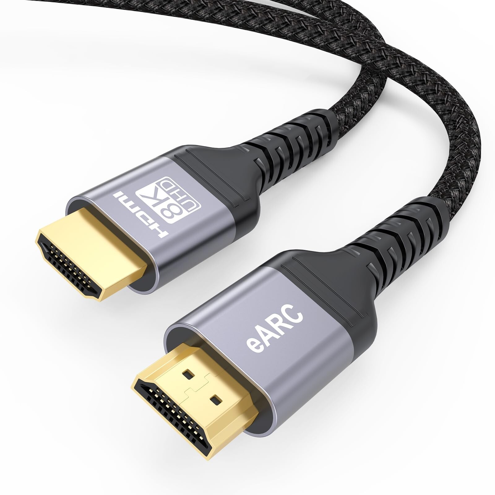 8K HDMI ARC/eARC Cable for Soundbar to TV 3FT, eARC HDMI Cable 2.1 48Gbps Ult...