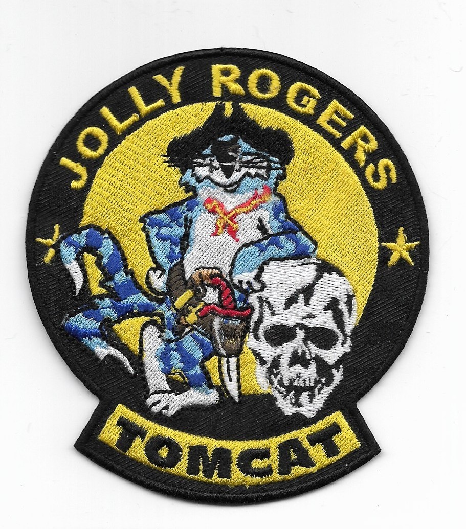 US Navy Jolly Rogers Tomcat Squadron patch.