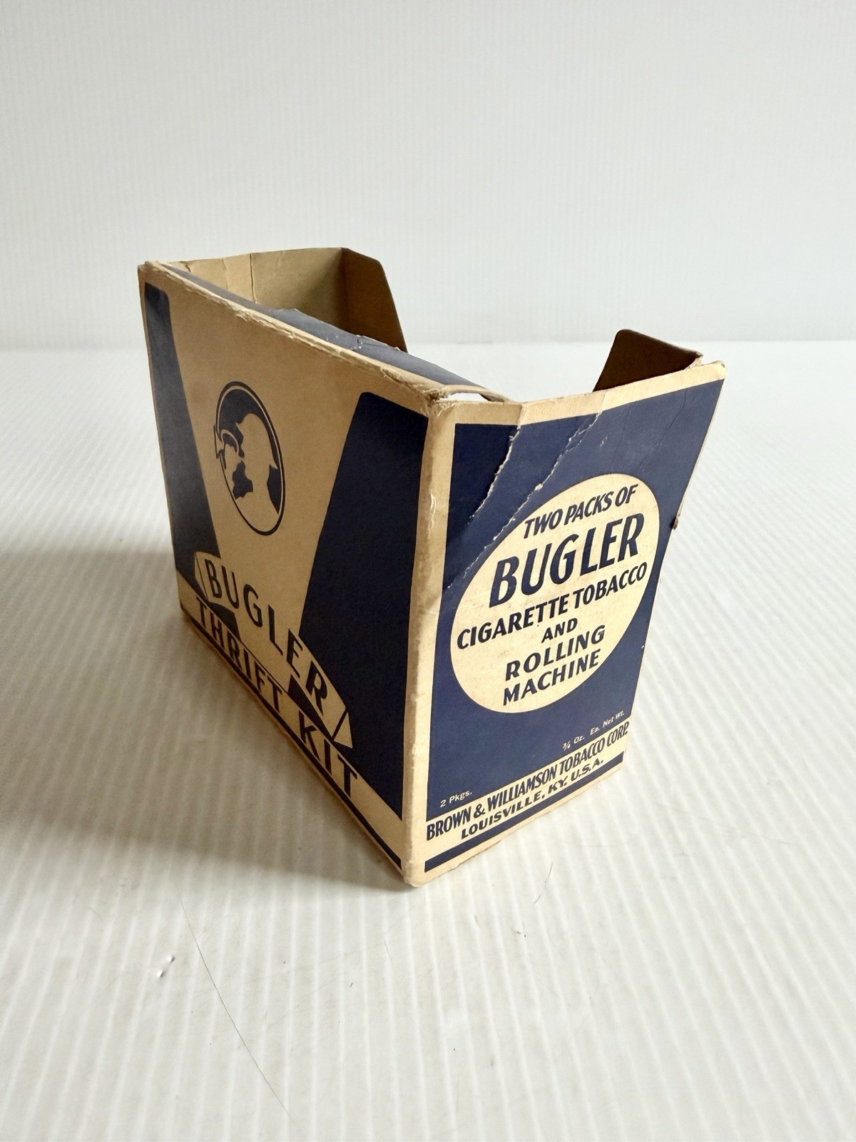 Vintage Bugler Thrift Kit Cigarette Rolling Machine in Original Box