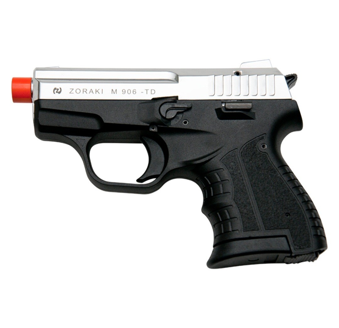 Movie Prop Gun Chrome