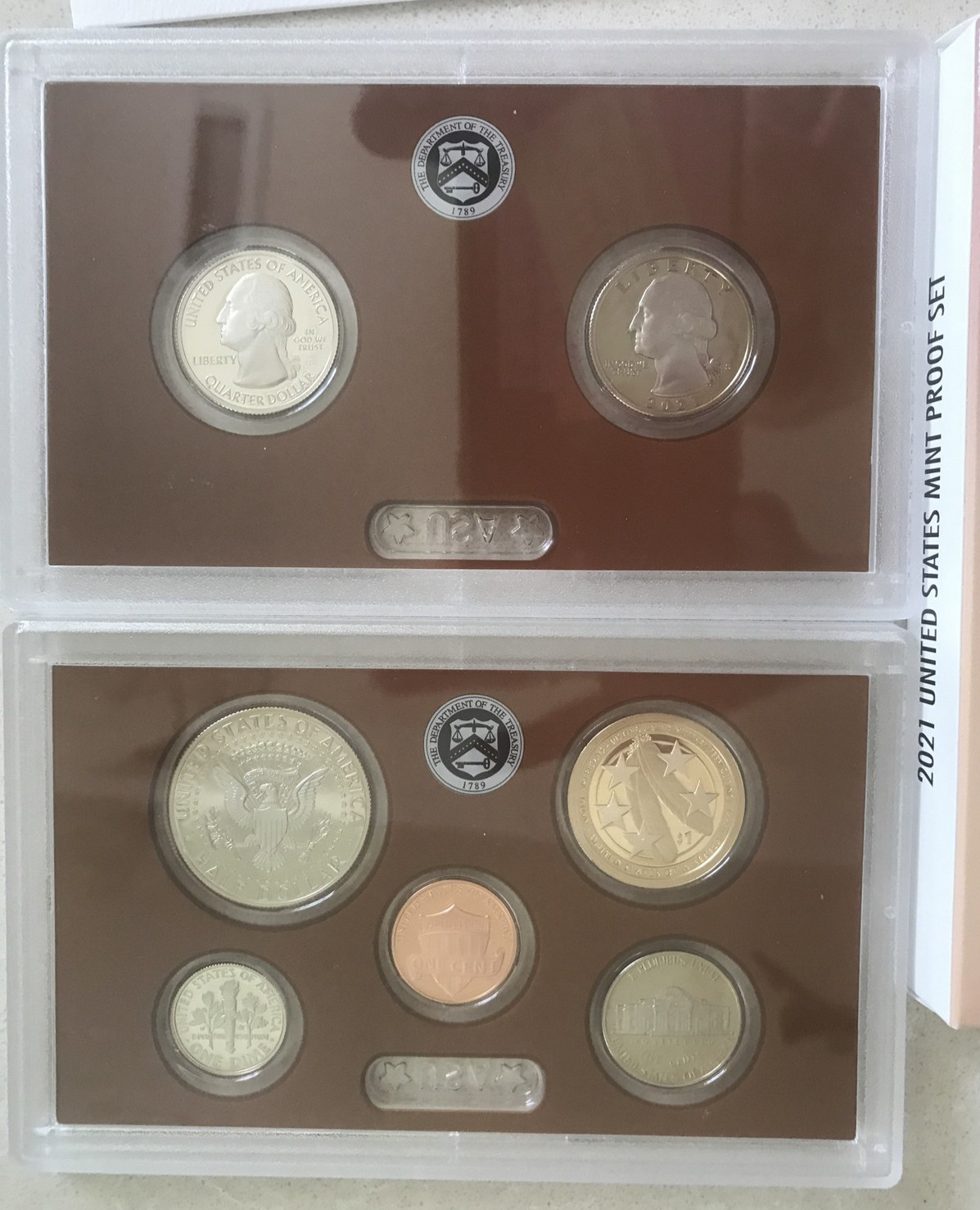 2021 Clad Proof Set U.S. Mint Original Government Packaging OGP COA