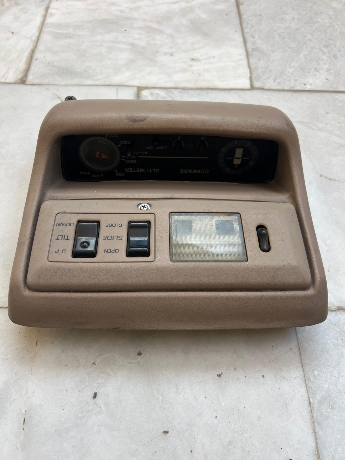 Toyota Land Cruiser 80 series FJ80 FZJ80 Altimeter and Compass Console 12V RHD