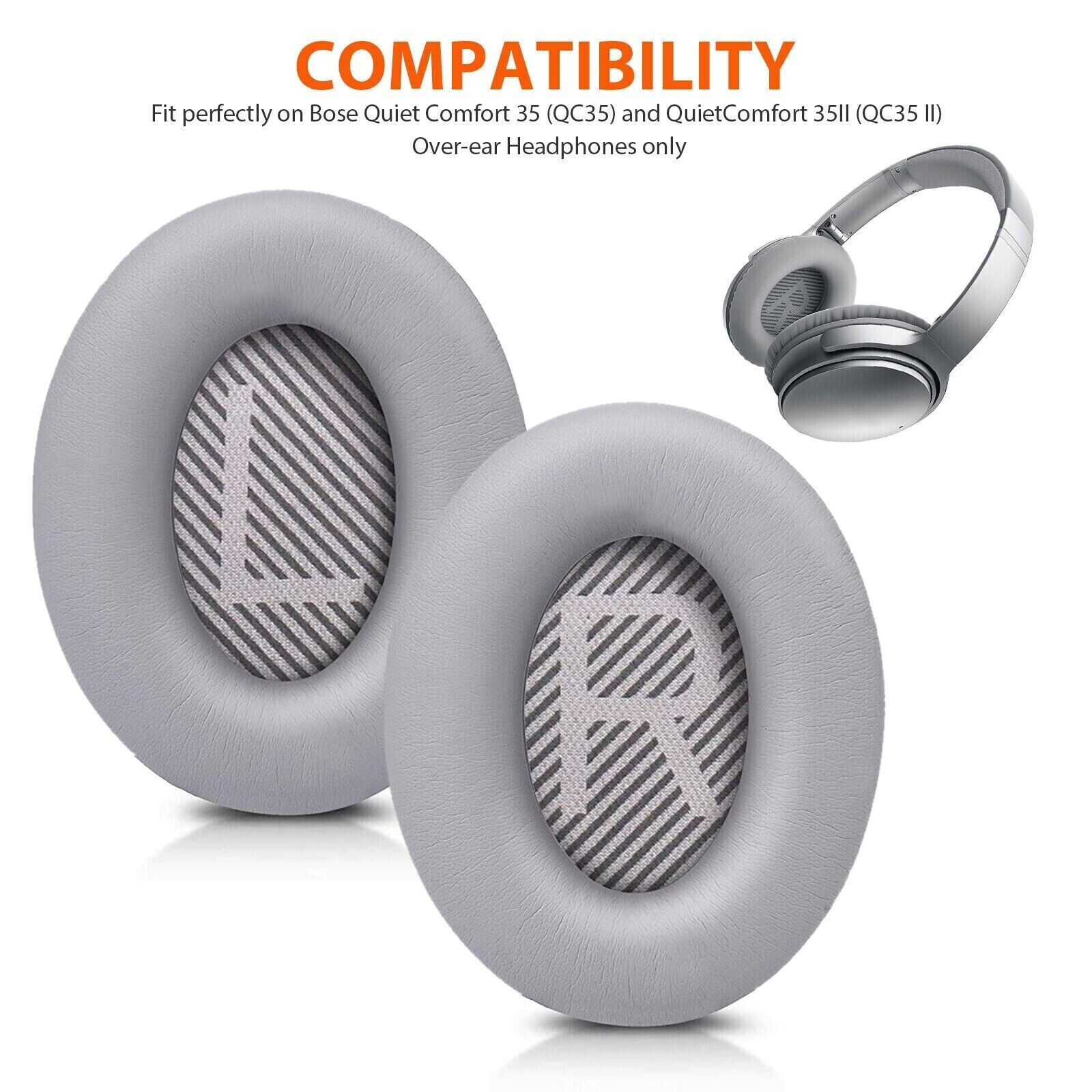 Ear Pads for Bose QuietComfort QC35 I II Headphones Replacement Soft Cushion