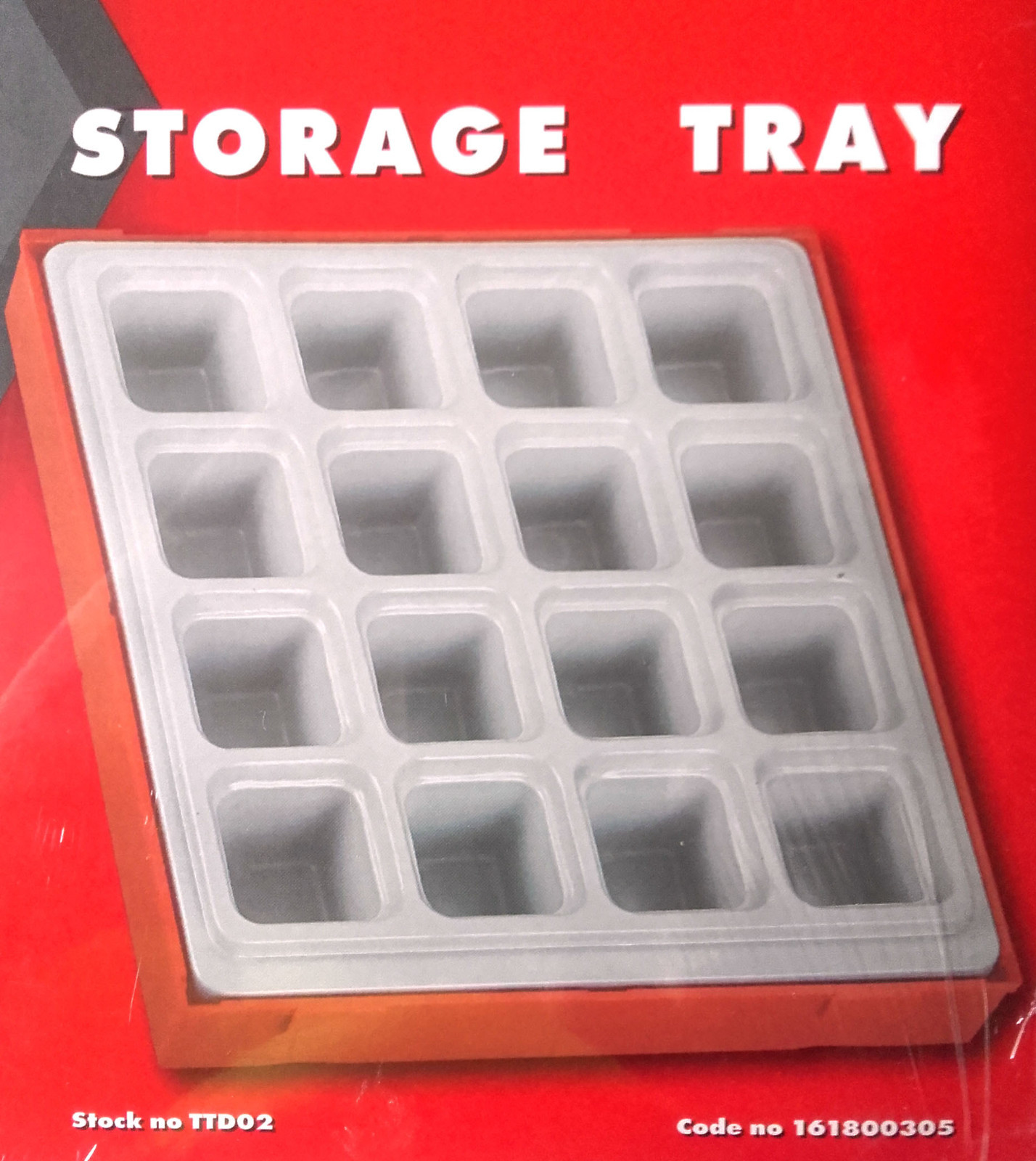 Teng Tools TTD02 Parts/Pieces Box Tray Container With 16 Compartments
