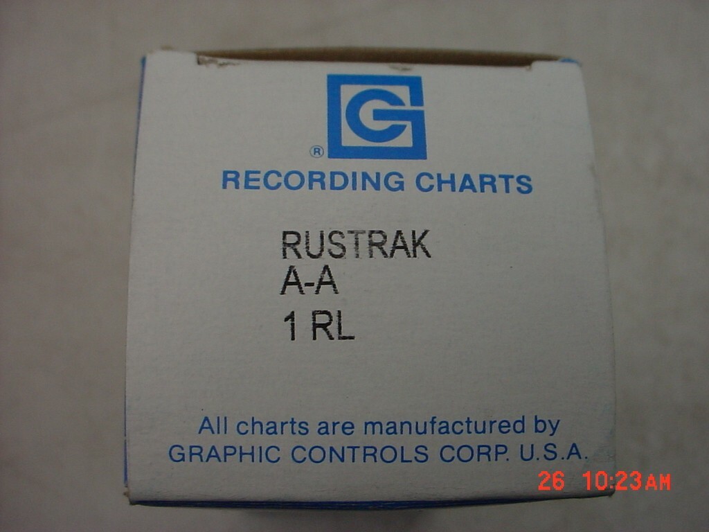 GRAPHIC CONTROLS RECORDING CHART P/N 00415265