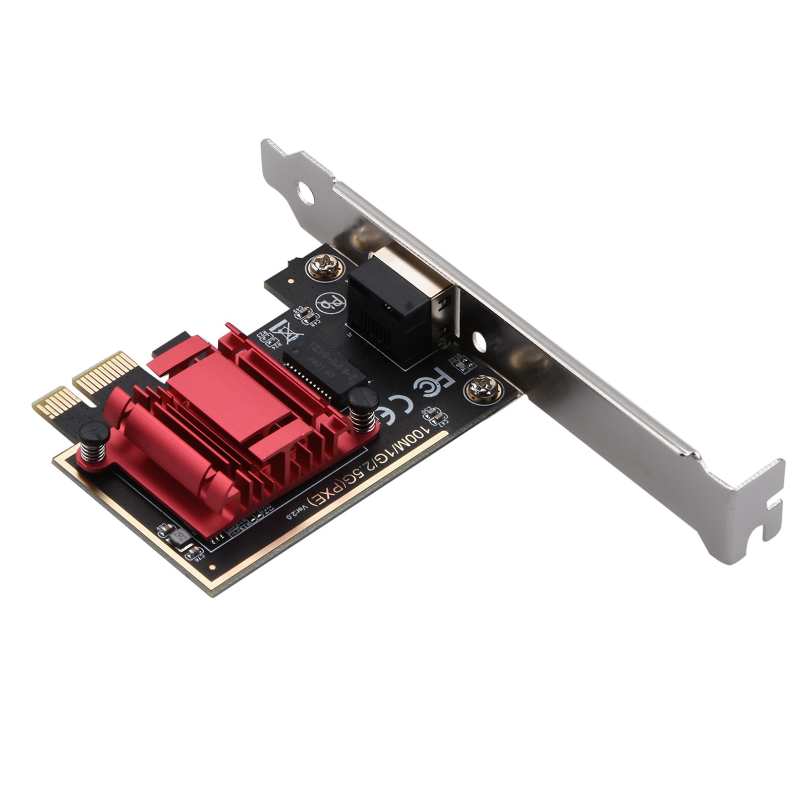 Network Adapter Card 2.5G PCI-E To RJ45 RTL8125 Computer Modification Accessory