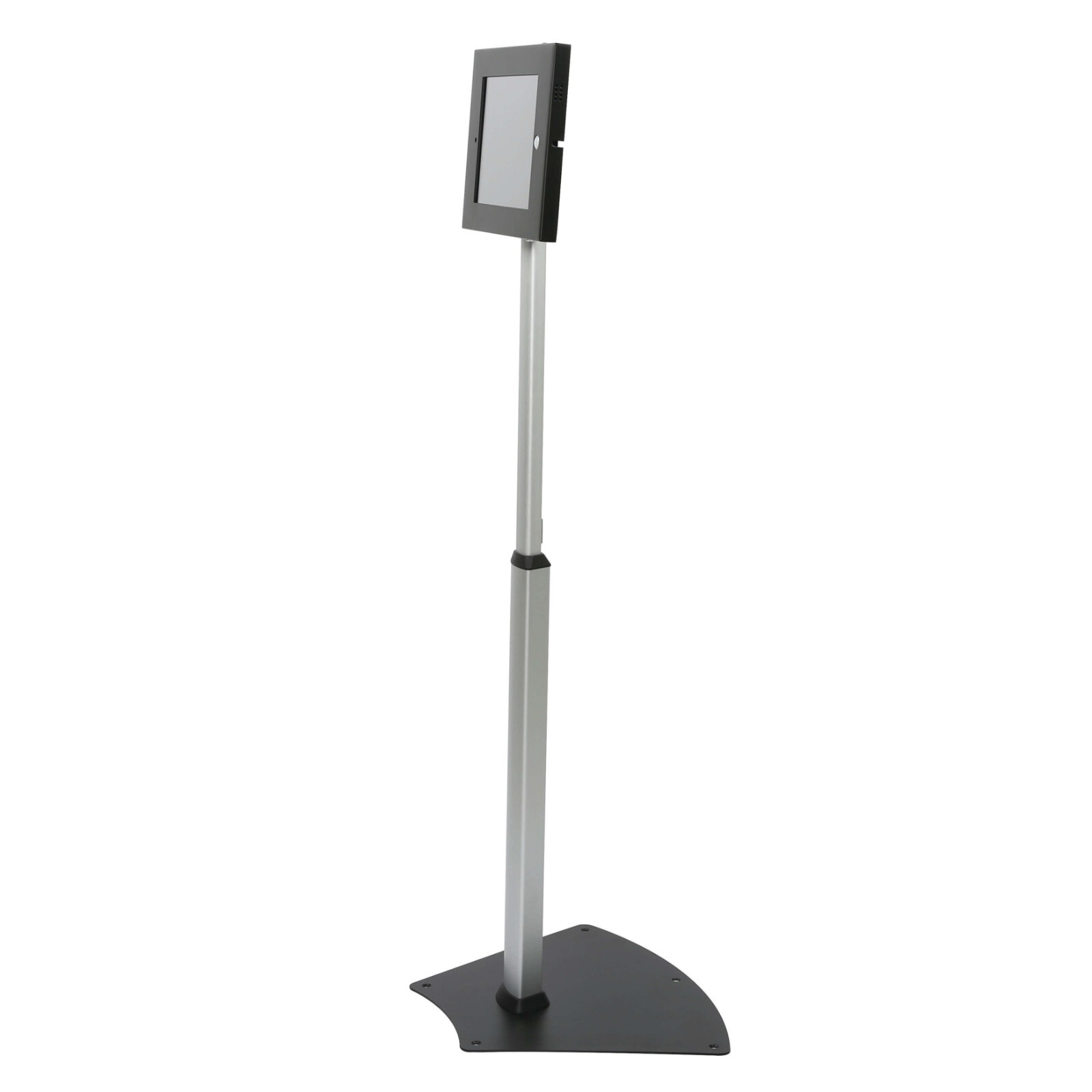 Floor Standing Lockable Secure Tablet Kiosk Adjustable Height with 90� Tilt