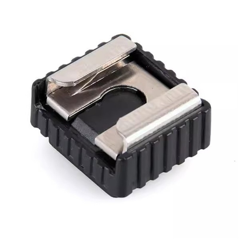 1/4inch Thread to Flash Hot Shoe Mount Adapter For Studio Light Stand Replace