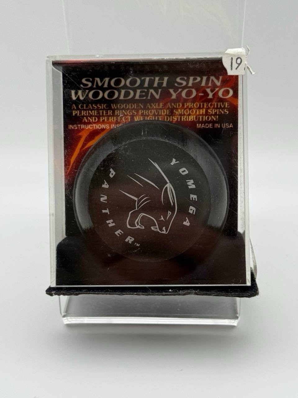 Yomega Wooden Imperial Yo-Yo The Panther Rare 1998 Vintage Yo-Yo Made In The USA