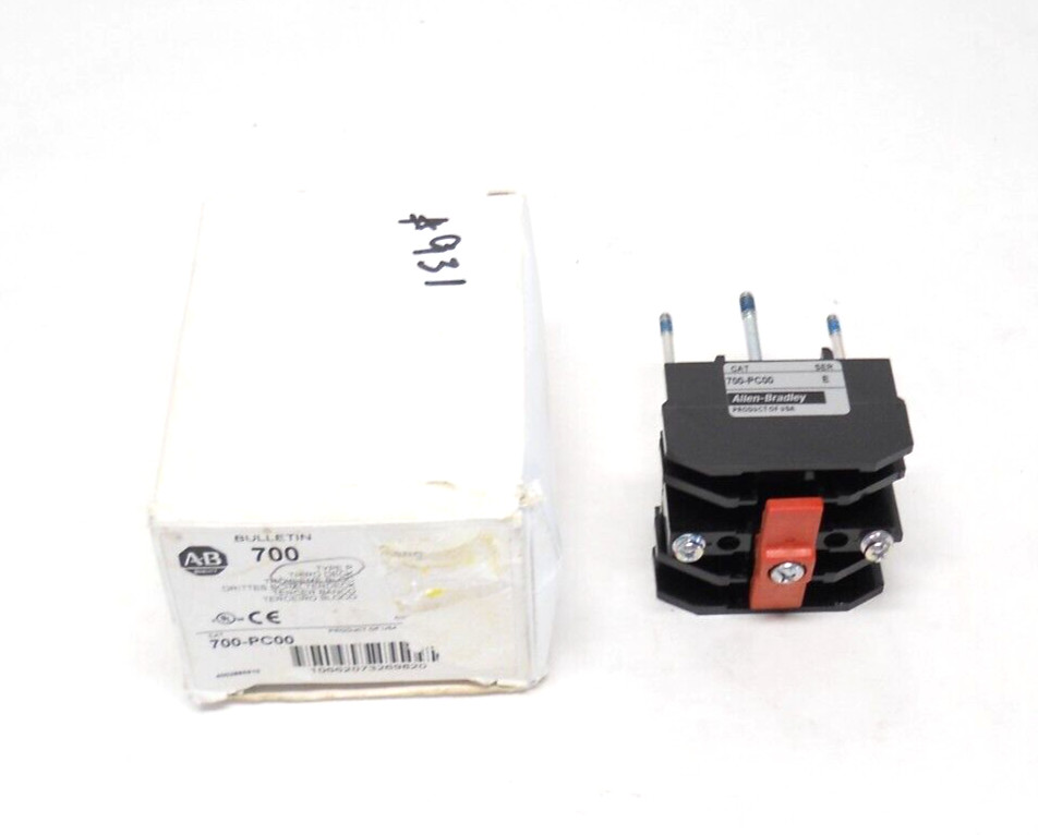 NEW ALLEN BRADLEY 700-PC00 RELAY THIRD DECK, SER. E, NIB