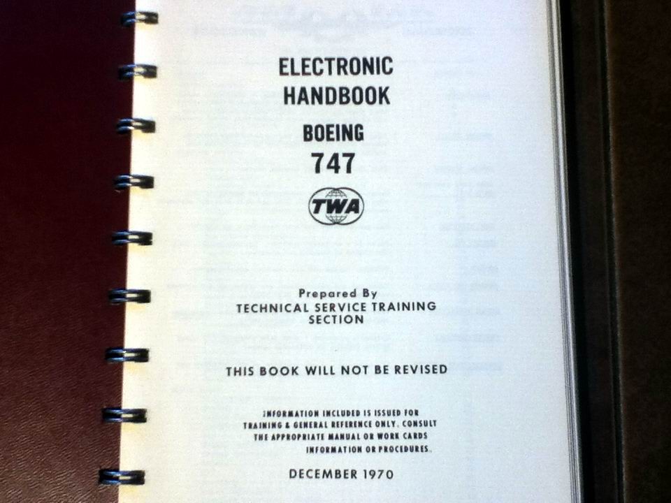 TWA Boeing 747 Electronic Handbook