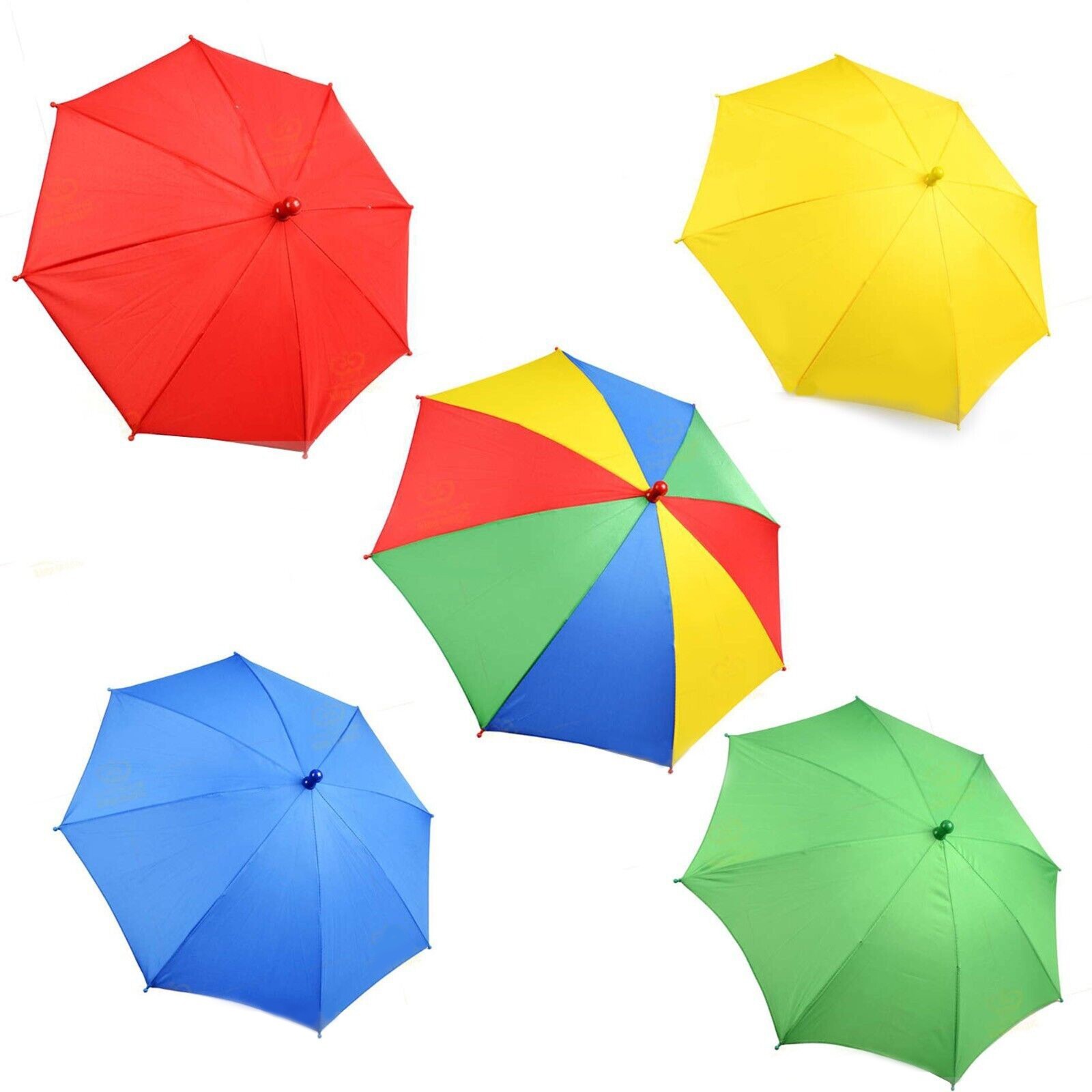5 Pcs Magic Parasol Production Magic Umbrella Magician Gimmick Length 15 Inch