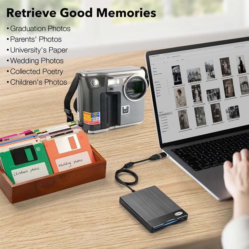 New External Floppy Drive USB A&C