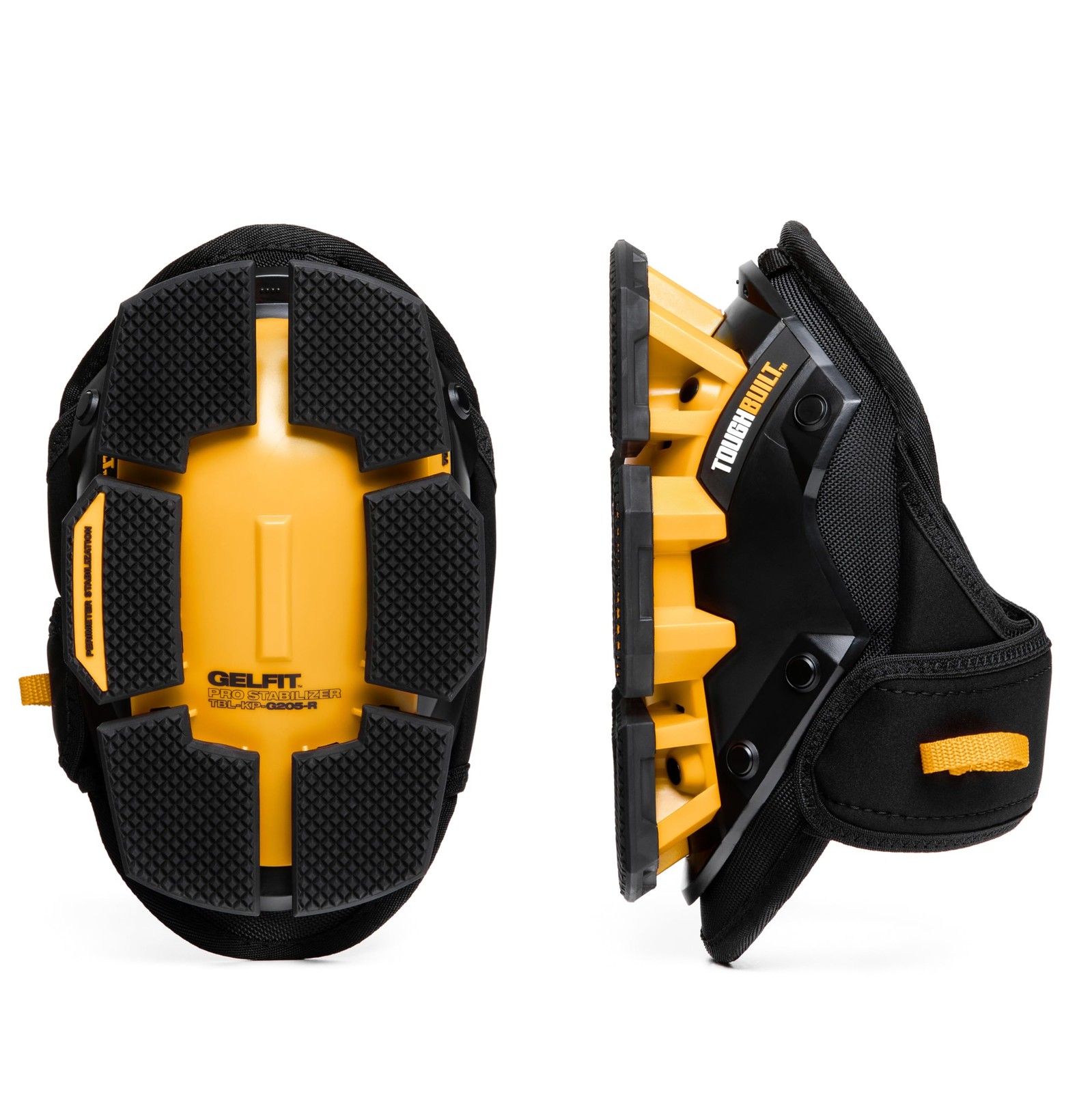 ToughBuilt - GelFit Stabilizer Knee Pads, Heavy-Duty Gel Cushioning with
