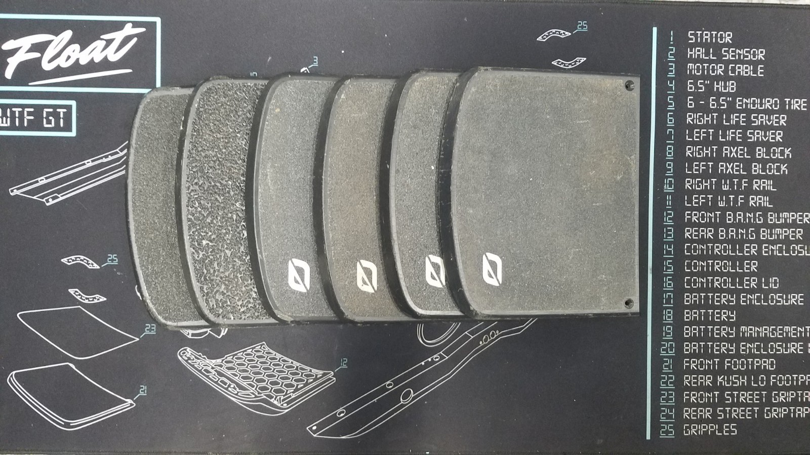 Onewheel Pint (X) Rear Foot Pad