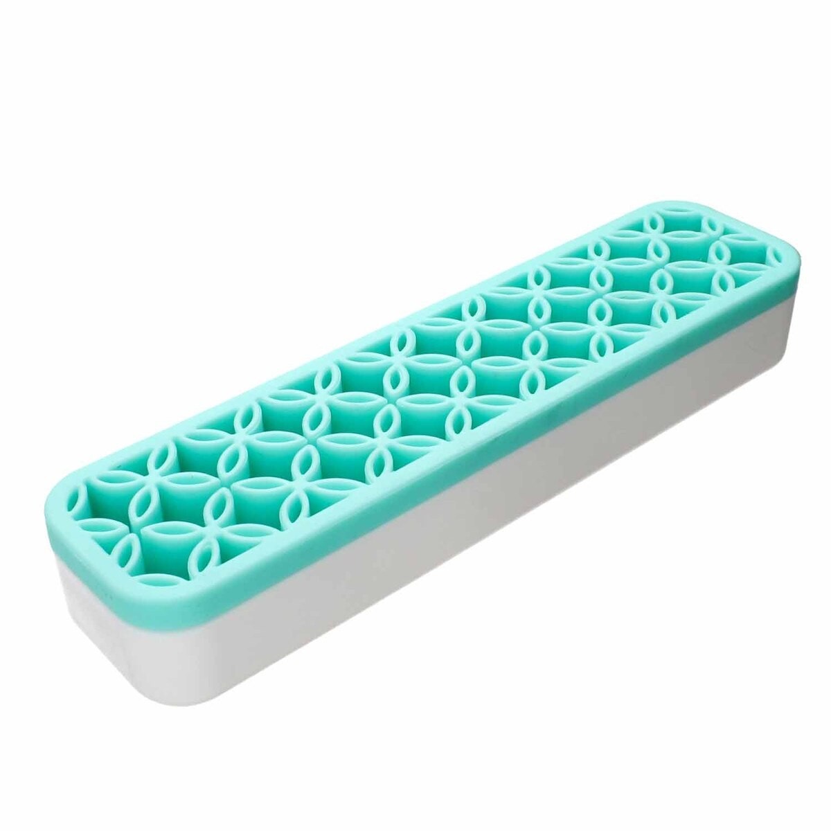 Crafter Organizer 8.5 X 2 X 1.25 Aqua / White