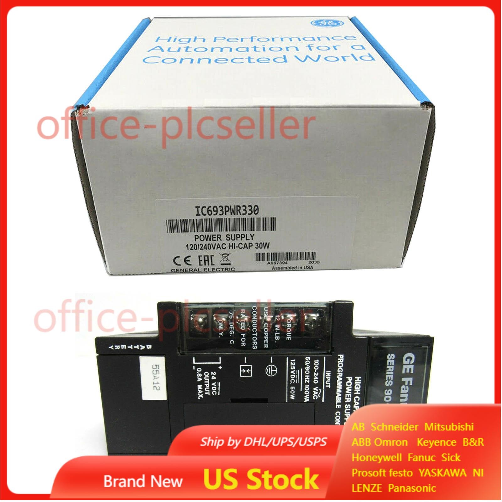 New FANUC IC693PWR330 IC693PWR330E Power Supply Unit US Free TAX