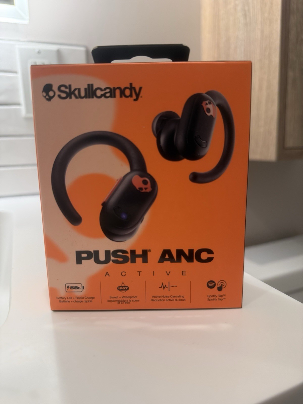 New Skullcandy Push Anc Active Noise Cancellation Headphones Black S2PAW-S749