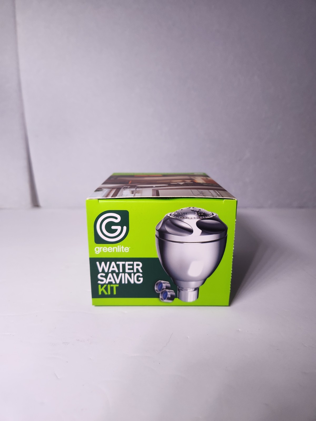 Greenlite Water Saving Kit – Showerhead + Bathroom & Kitchen Aerators – NEW
