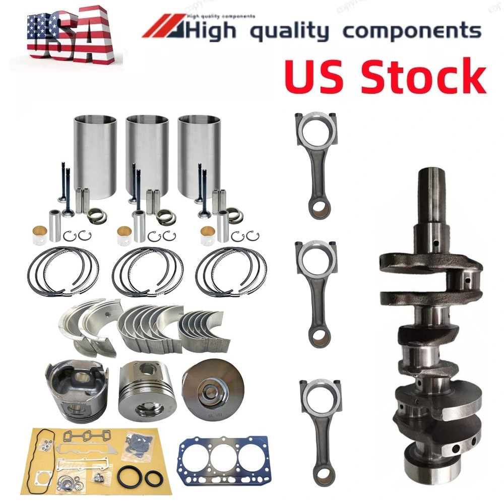 Overhaul Rebuild Kit Rod crankshaft for Yanmar 3TNV88  Engine SK30-5 SK35SR-5