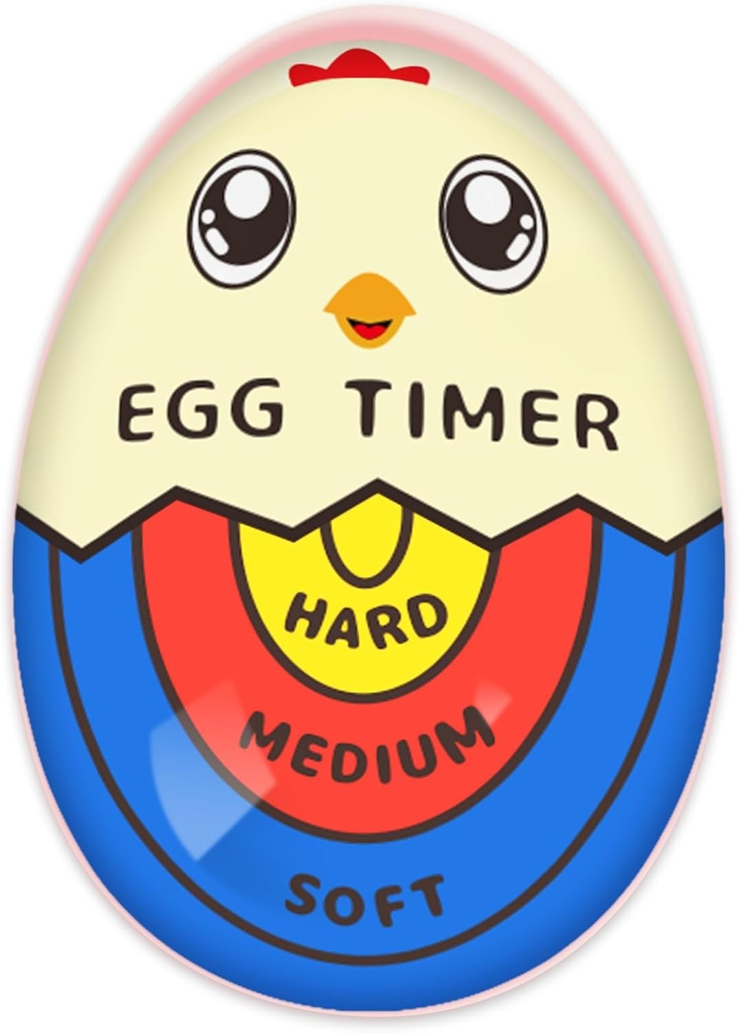Egg Timer for Boiling Eggs that Changes Color When Done, Tricolor