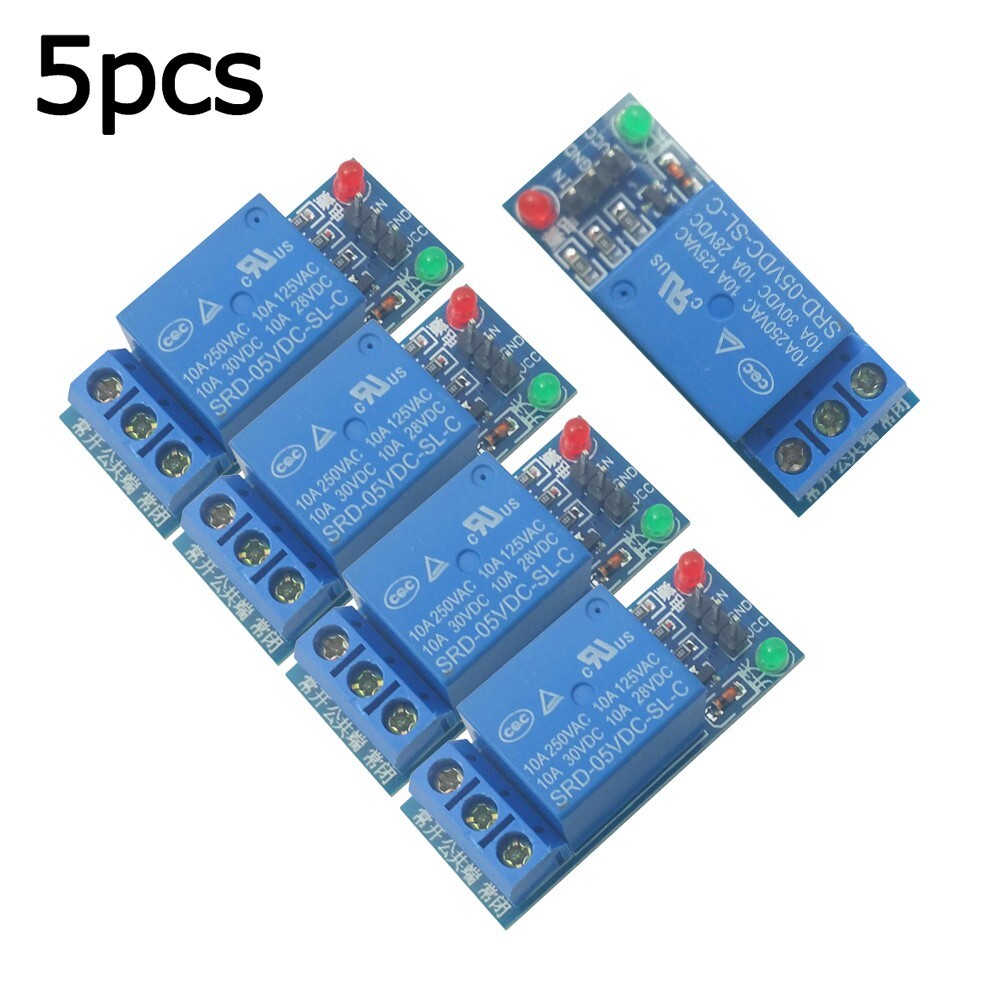 Efficient Single Channel Relay Module for Arduino For Raspberry Pi (5PCS)