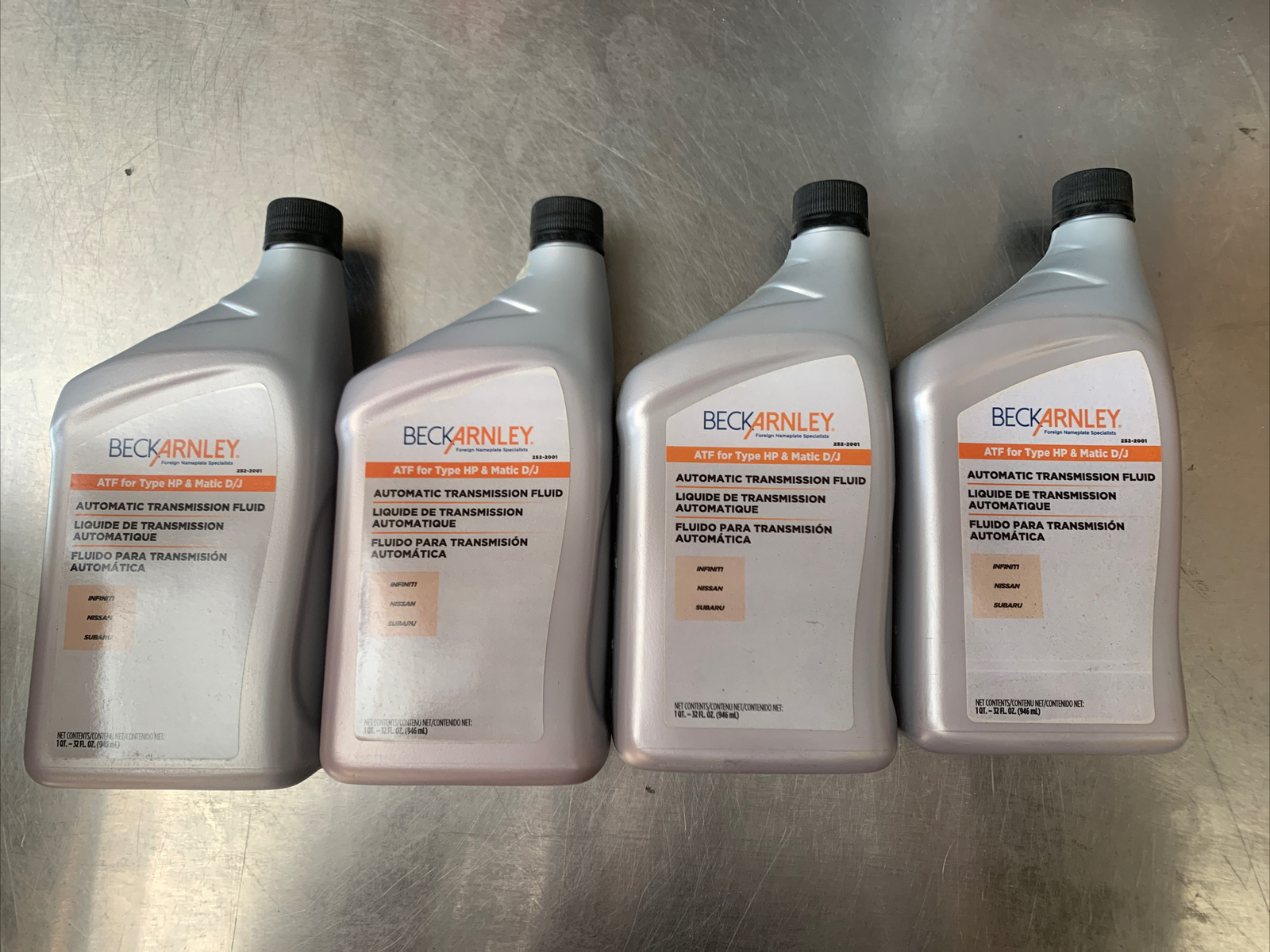 (4) quarts Automatic Transmission Fluid Auto Trans Fluid Beck/Arnley 252-2007