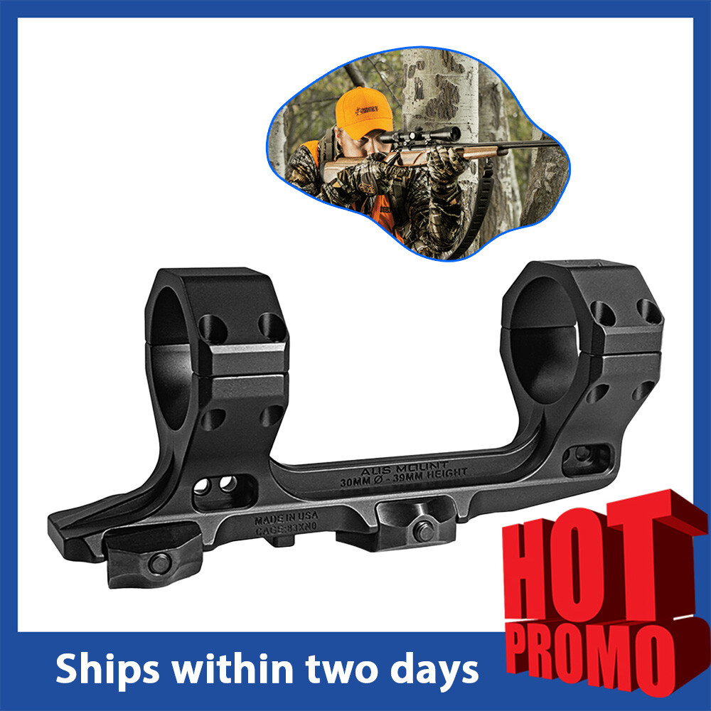 30mm 1.54" Black MIL-STD Type III hardcoat anodized Scope Mount - Counterfeit