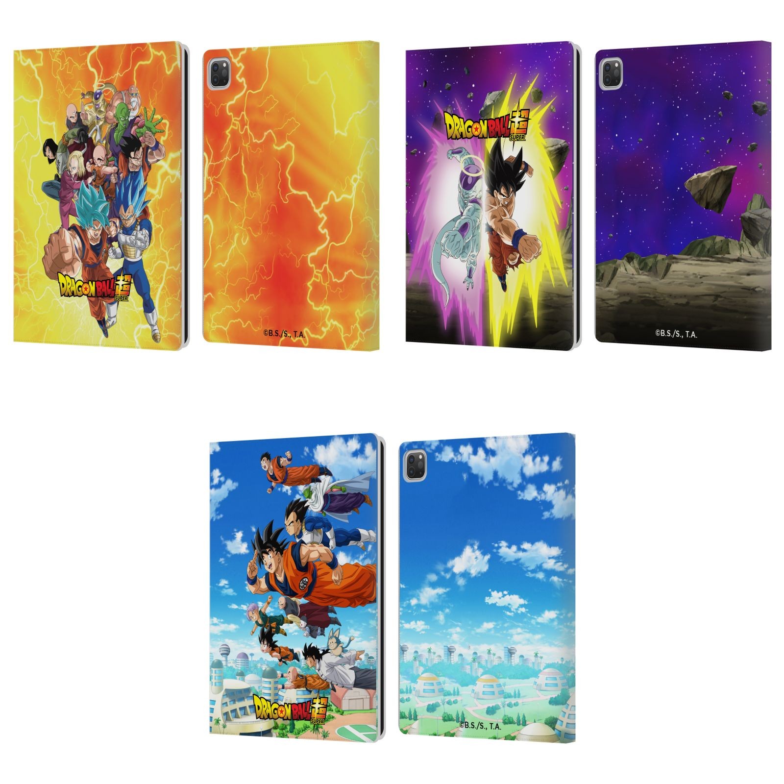 DRAGON BALL SUPER UNIVERSE SURVIVAL ARC LEATHER BOOK WALLET CASE FOR APPLE iPAD