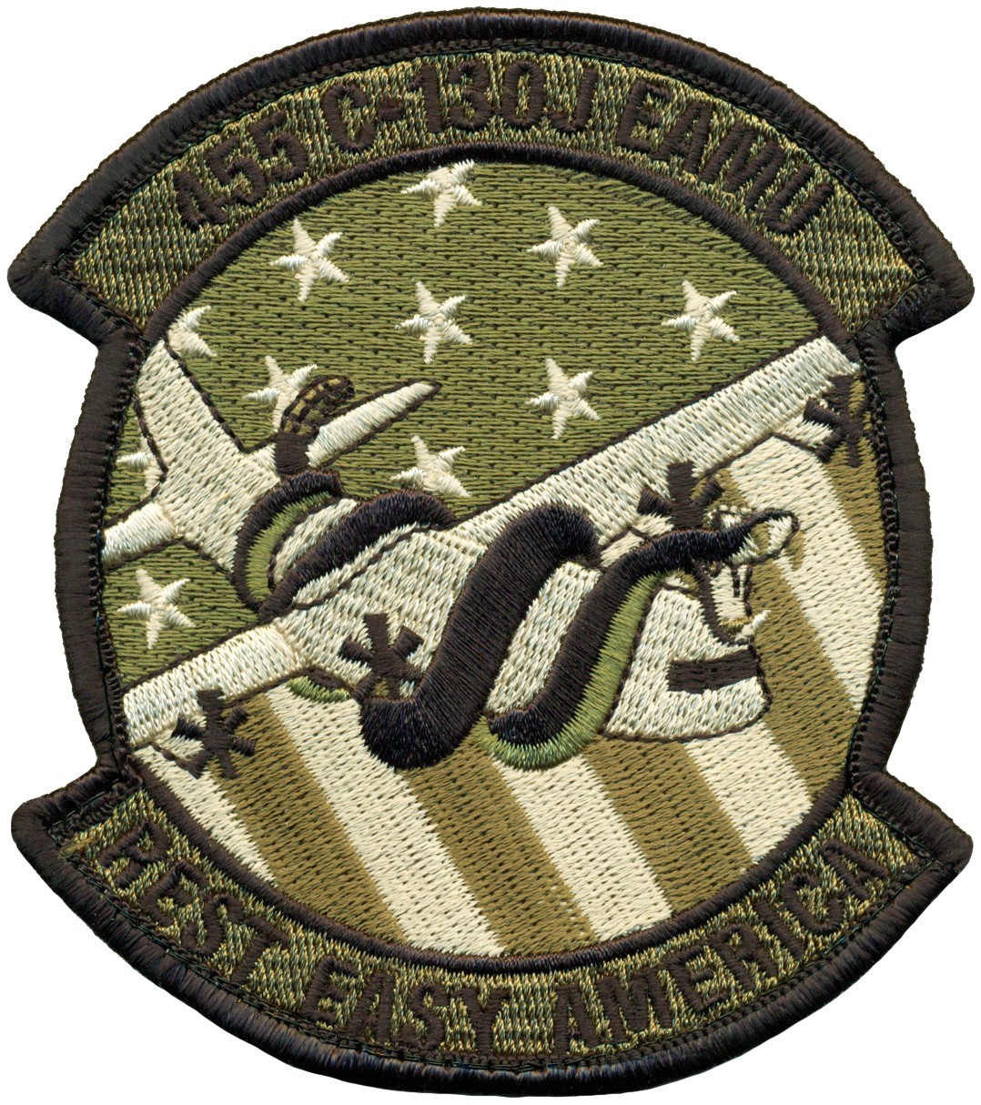 USAF 455th EXPEDITIONARY AIRCRAFT MAINTENANCE UNIT C-130J PATCH